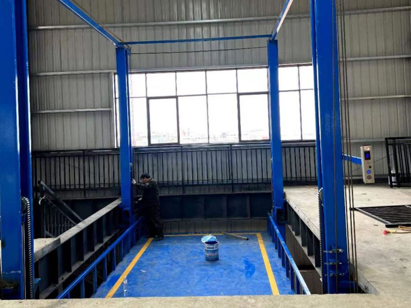 大噸位C型槽液壓貨梯